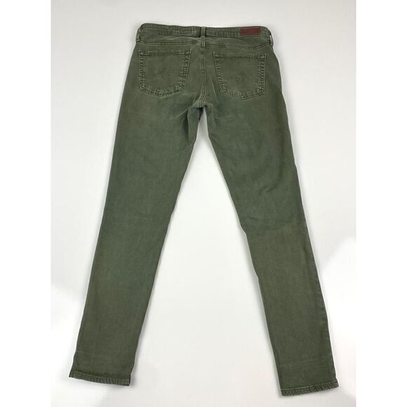 AG Adriano Goldschmied The Abbey Ankle Mid Rise Jeans Womens Size 27R Green - Picture 6 of 8